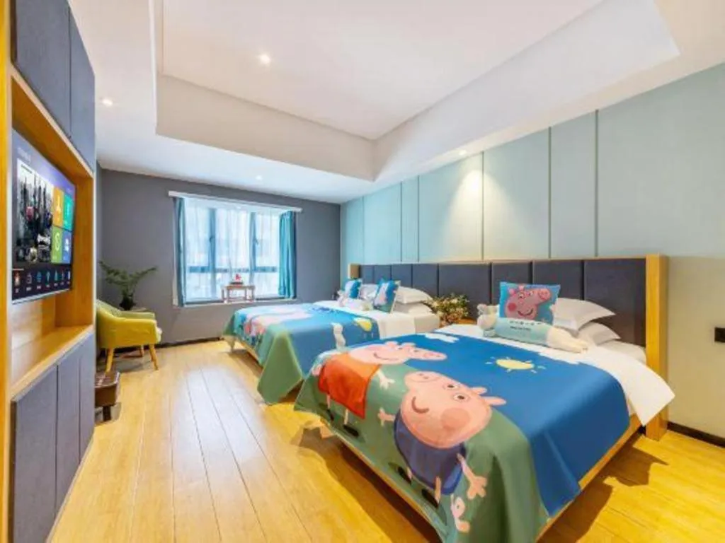 Bed in Immersing Hotels & Resort Yunzhu Meiyuan Wuyishan Impression Dahongpao