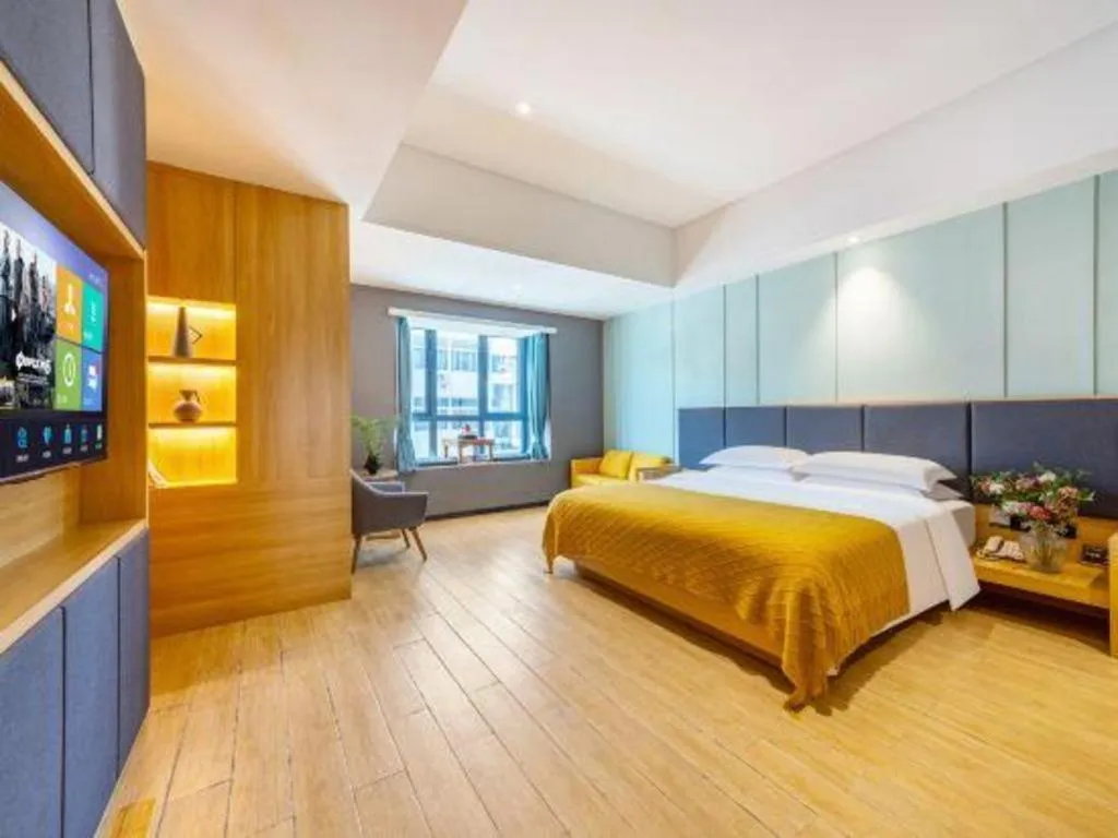 Bed in Immersing Hotels & Resort Yunzhu Meiyuan Wuyishan Impression Dahongpao