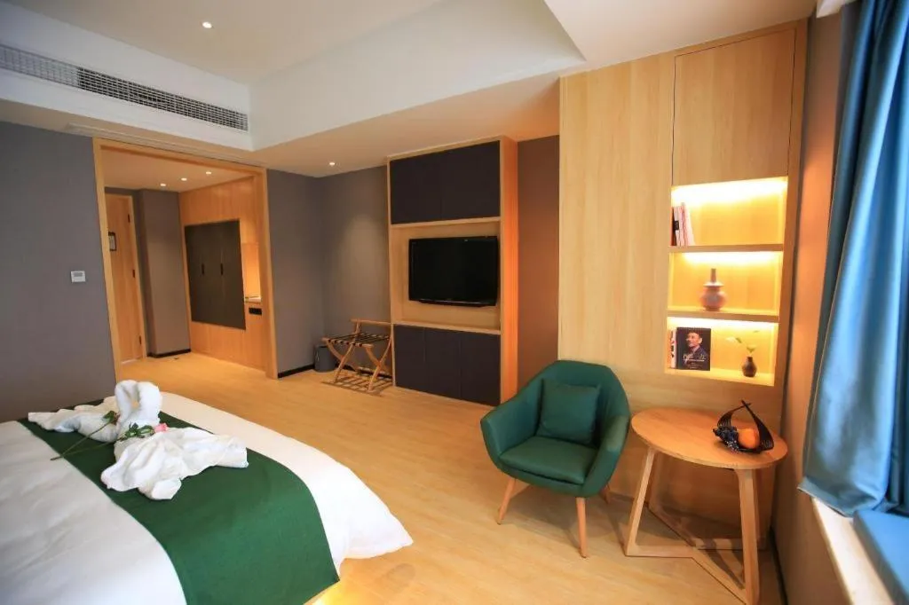 Bed in Immersing Hotels & Resort Yunzhu Meiyuan Wuyishan Impression Dahongpao