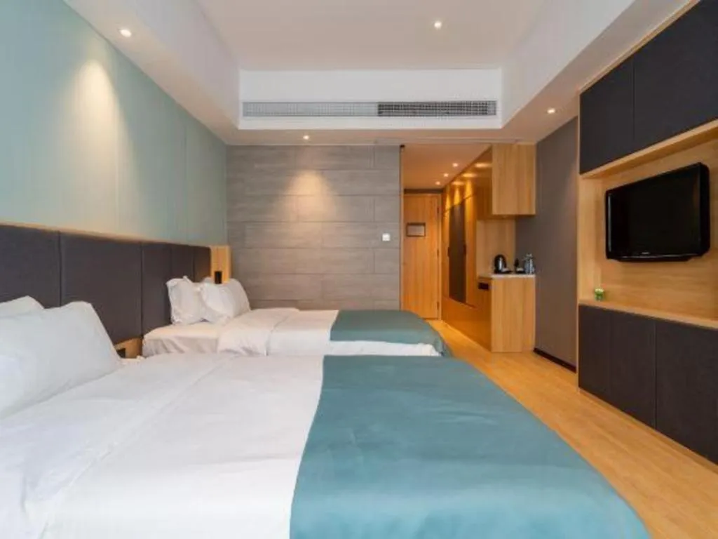 Bed in Immersing Hotels & Resort Yunzhu Meiyuan Wuyishan Impression Dahongpao
