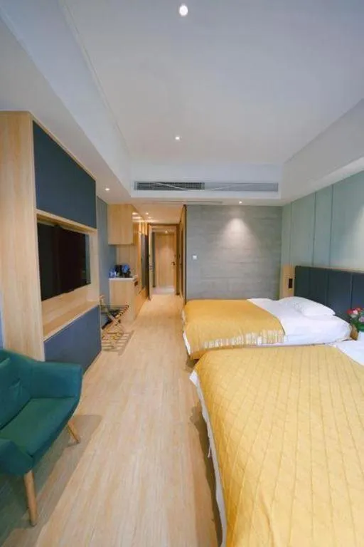 Bed in Immersing Hotels & Resort Yunzhu Meiyuan Wuyishan Impression Dahongpao