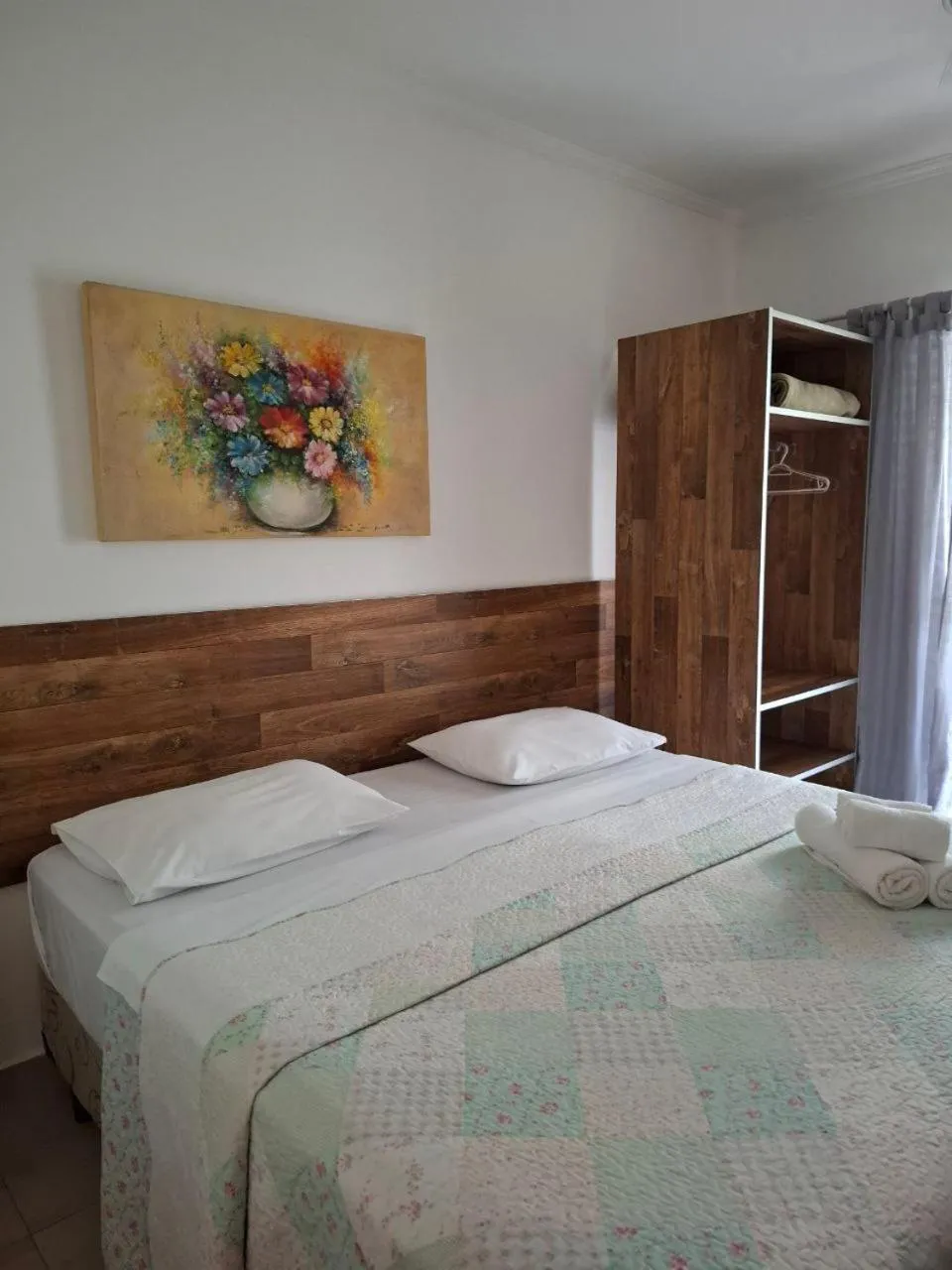 Bed in Pousada Villa Virgínia Guarujá