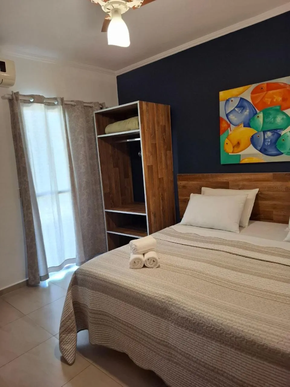 Bed in Pousada Villa Virgínia Guarujá