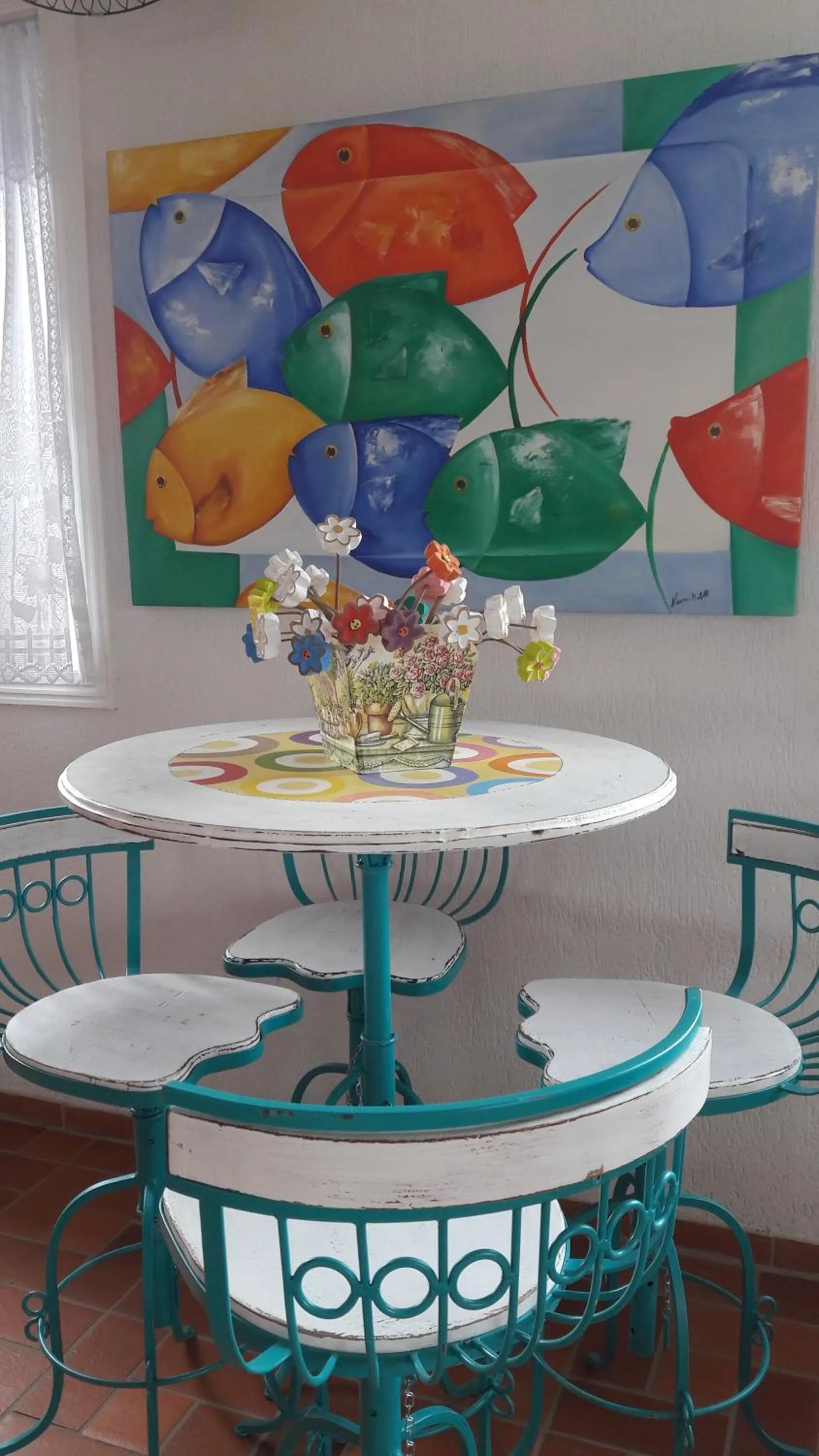 Decorative detail in Pousada Villa Virgínia Guarujá