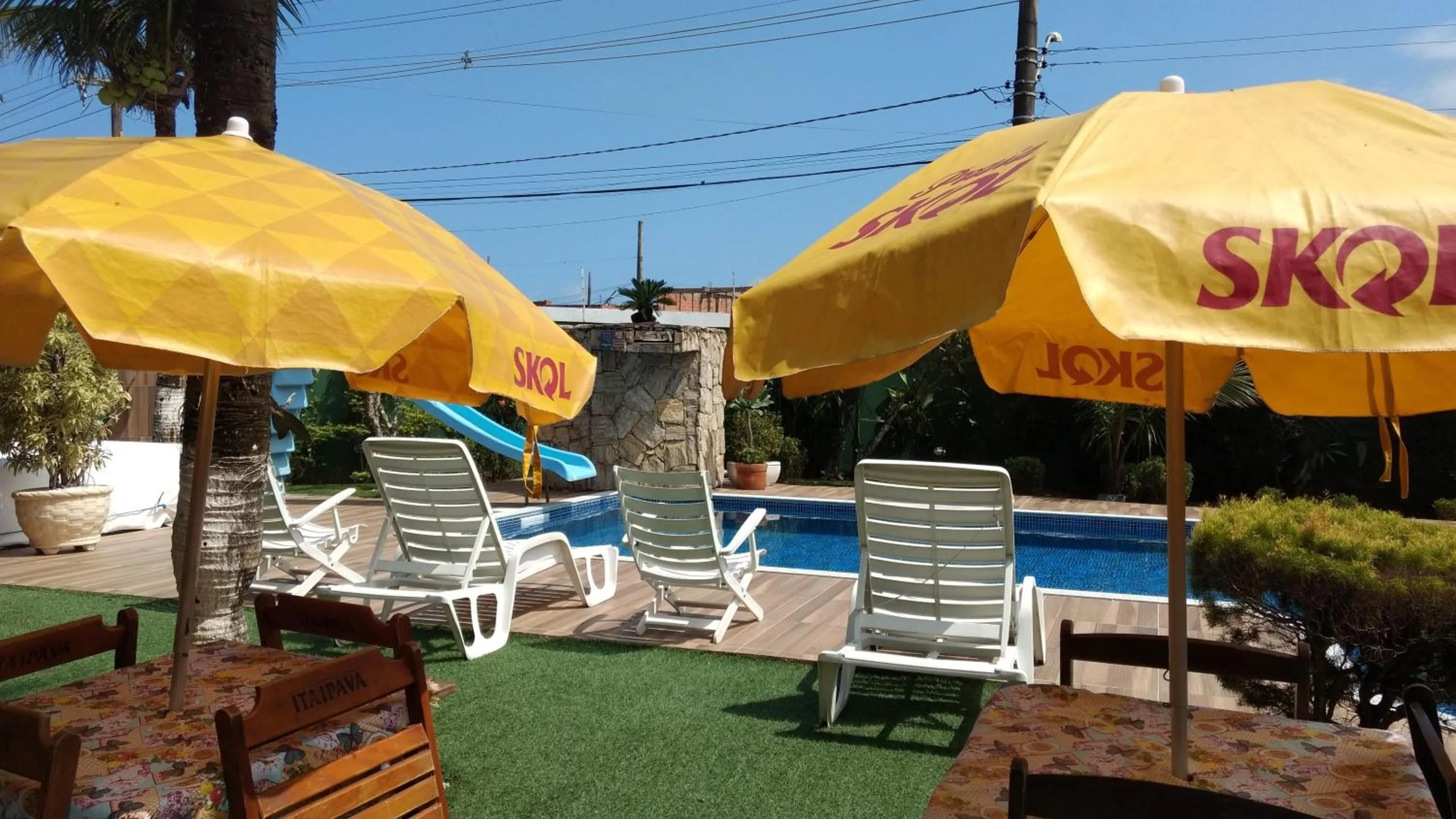 Pool view in Pousada Villa Virgínia Guarujá