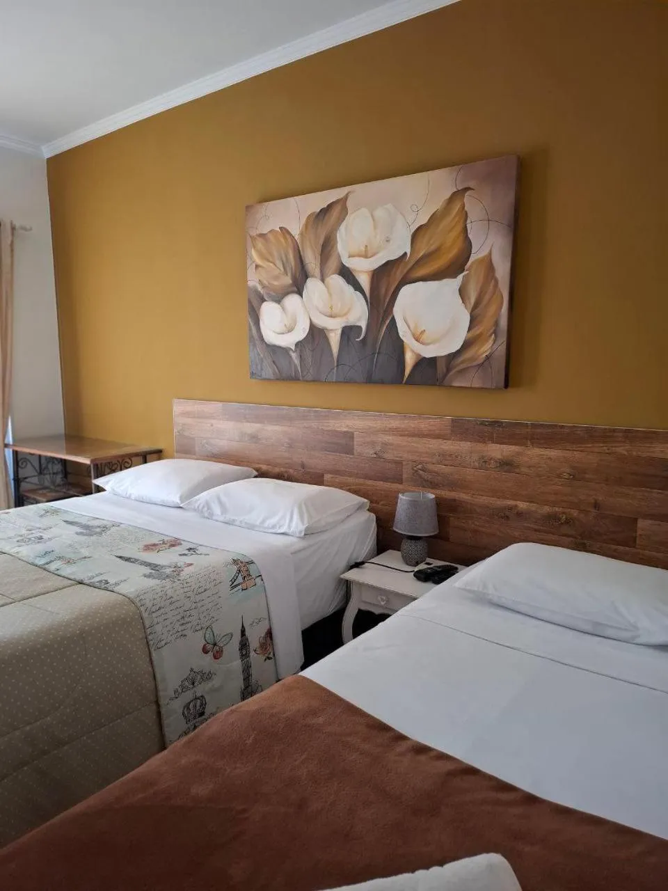 Bed in Pousada Villa Virgínia Guarujá