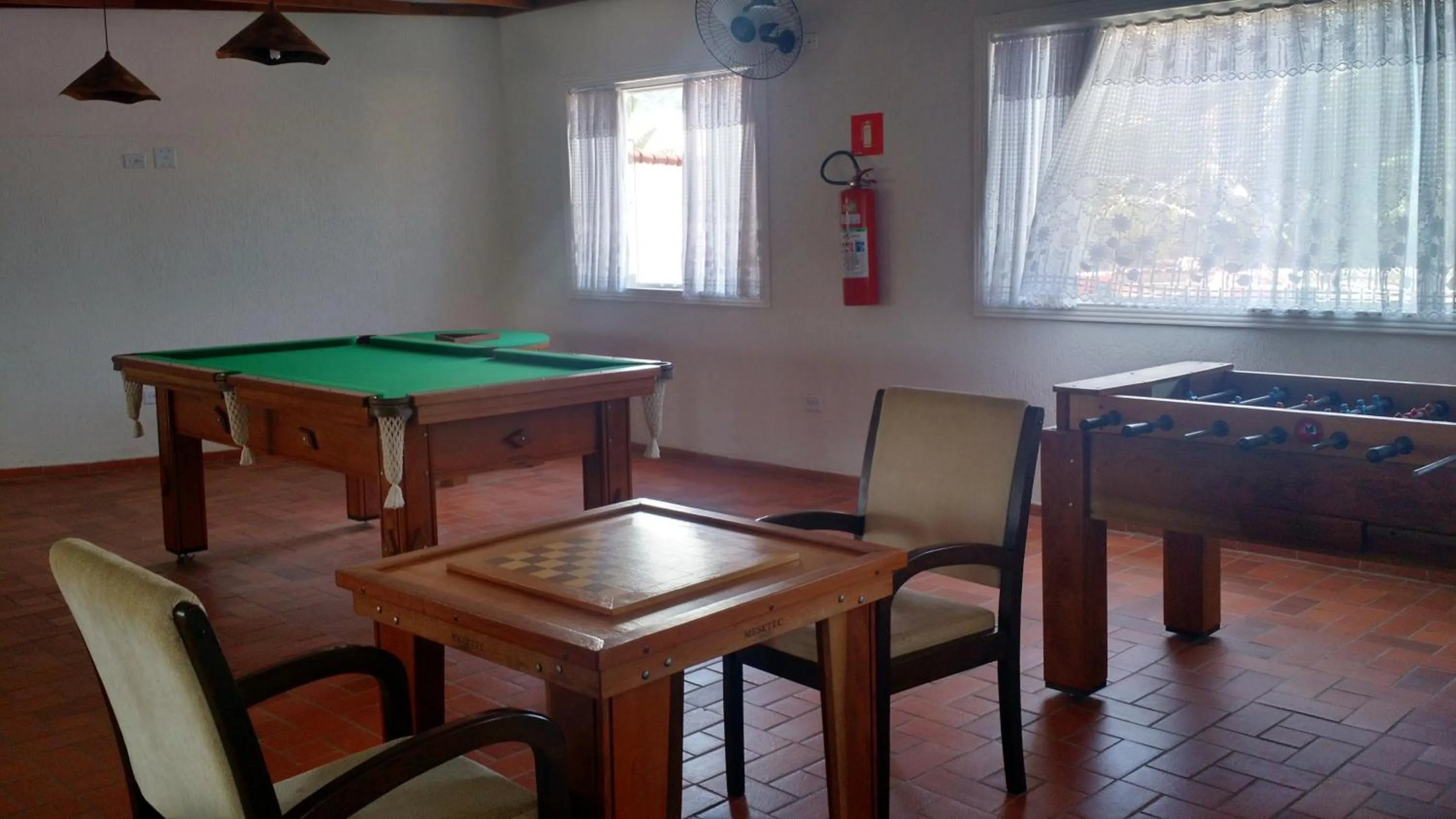 Game Room in Pousada Villa Virgínia Guarujá