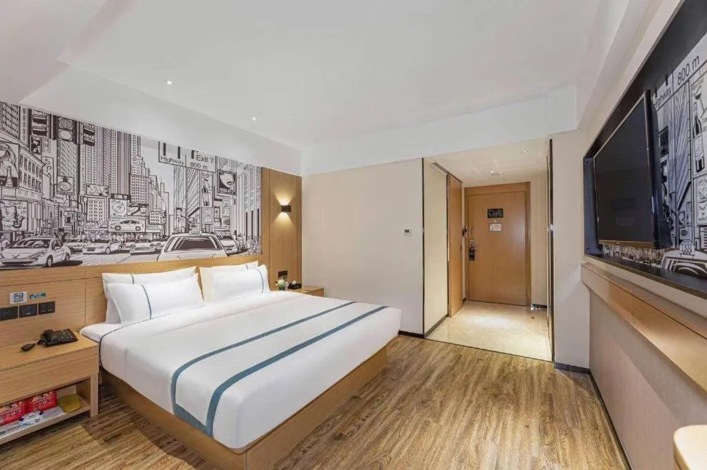 Bed in City Comfort Inn Kunshan High-speed Railway Station Renmin Road