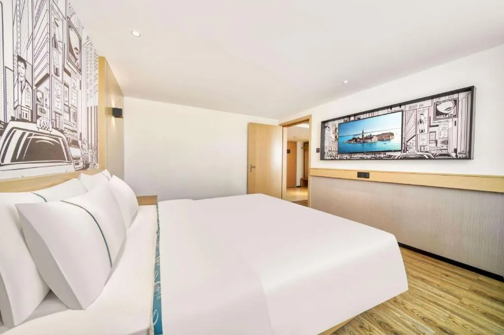 Bed in City Comfort Inn Kunshan High-speed Railway Station Renmin Road