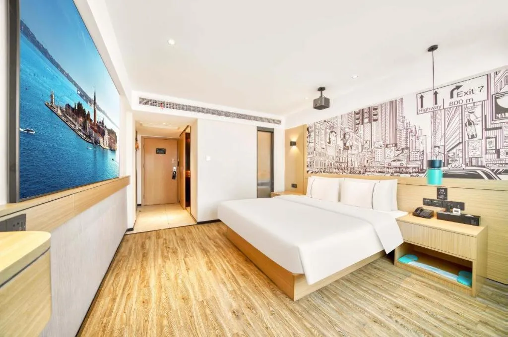 Bed in City Comfort Inn Kunshan High-speed Railway Station Renmin Road