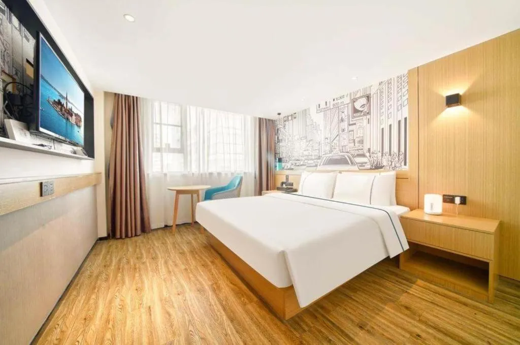 Bed in City Comfort Inn Kunshan High-speed Railway Station Renmin Road