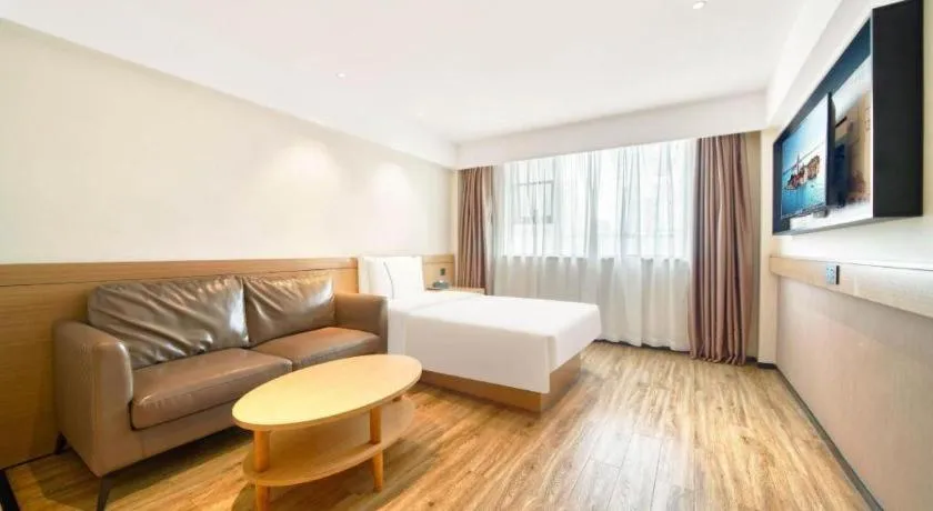 Bed in City Comfort Inn Kunshan High-speed Railway Station Renmin Road