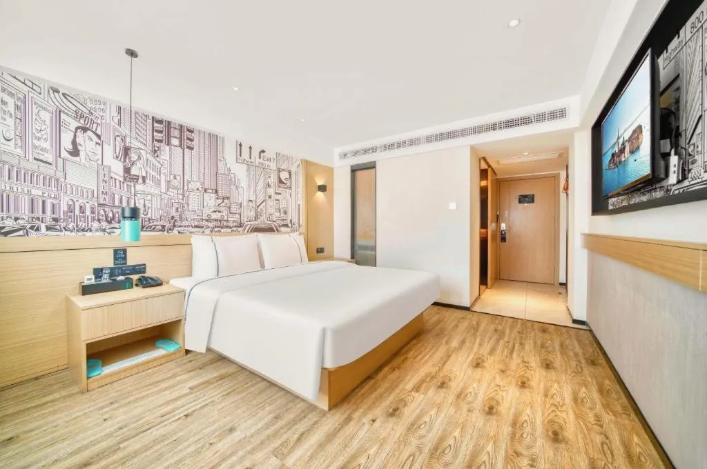 Bed in City Comfort Inn Kunshan High-speed Railway Station Renmin Road