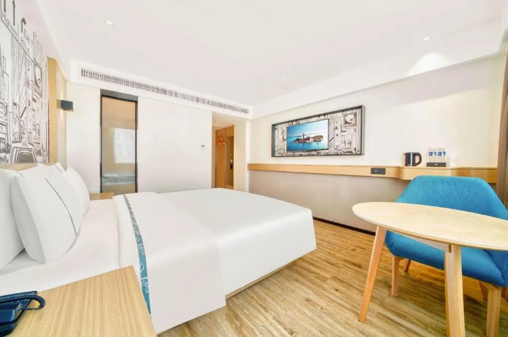 Bed in City Comfort Inn Kunshan High-speed Railway Station Renmin Road