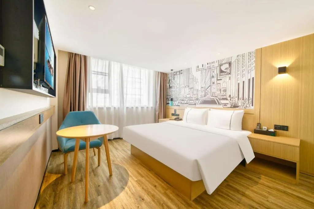 Bed in City Comfort Inn Kunshan High-speed Railway Station Renmin Road