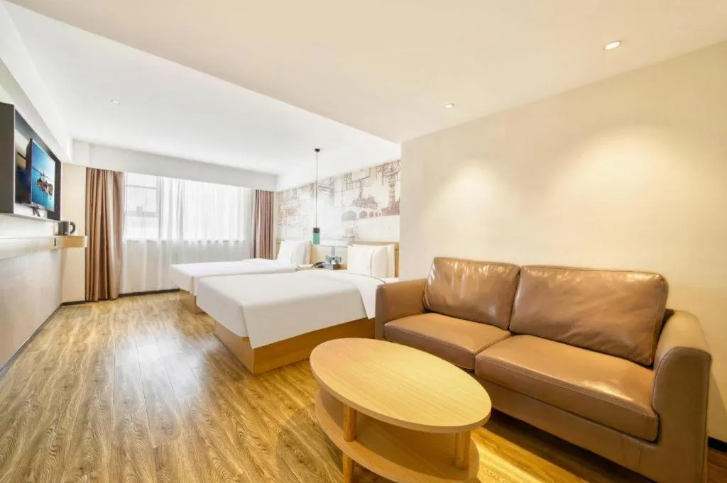 Bed in City Comfort Inn Kunshan High-speed Railway Station Renmin Road