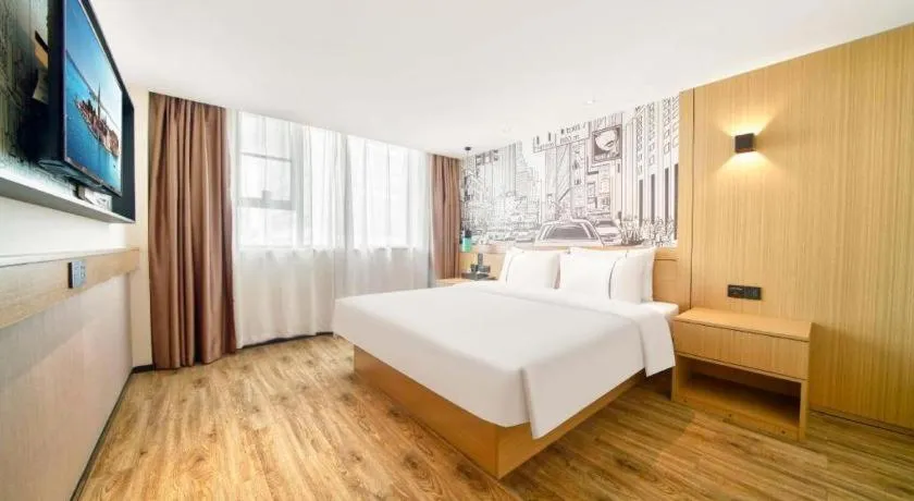 Bed in City Comfort Inn Kunshan High-speed Railway Station Renmin Road