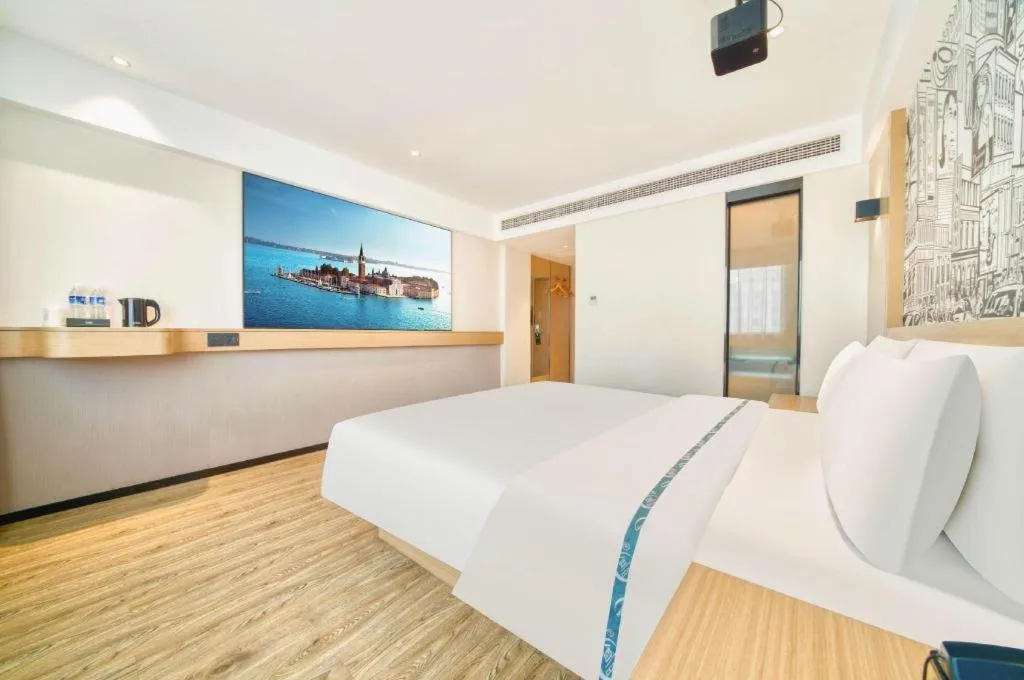 Bed in City Comfort Inn Kunshan High-speed Railway Station Renmin Road
