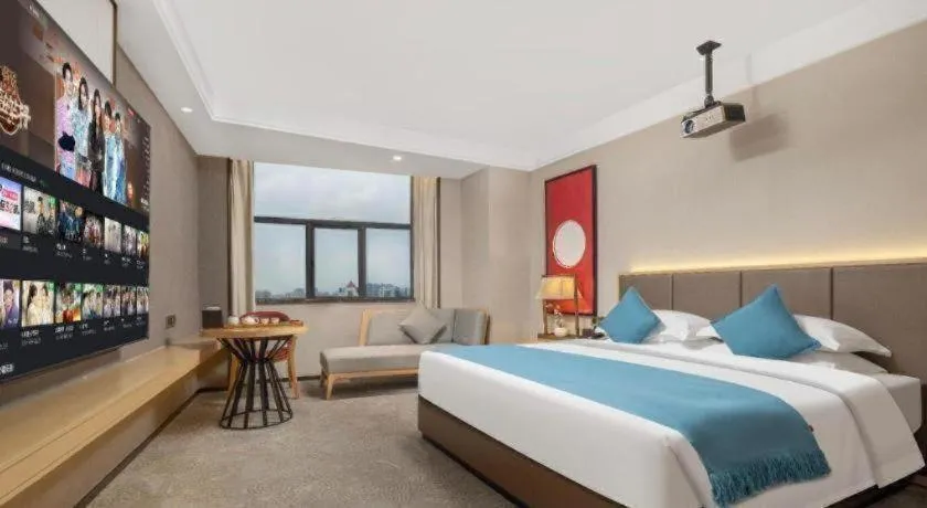 Bed in E-Cheng Hotel Yangjiang Baili Plaza