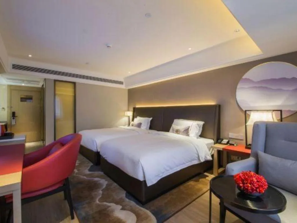 Bed in E-Cheng Hotel Yangjiang Baili Plaza