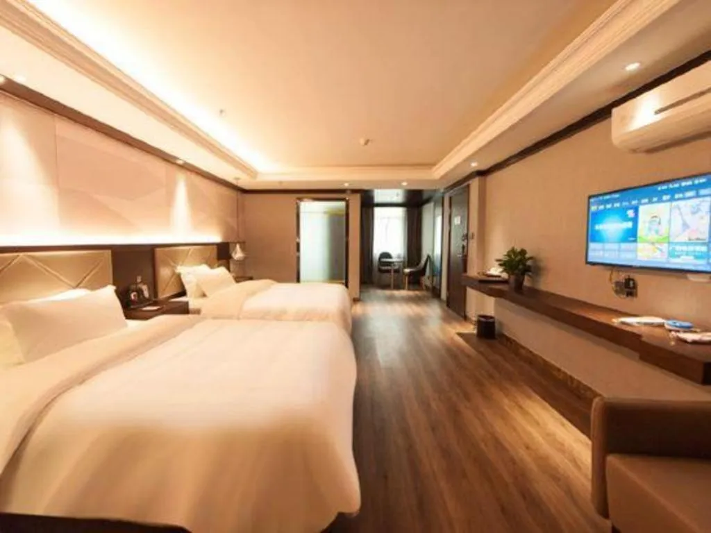 Bed in Borrman Hotel Zhongshan Henglan Xiyong