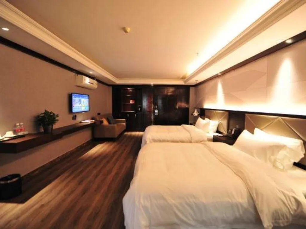 Bed in Borrman Hotel Zhongshan Henglan Xiyong
