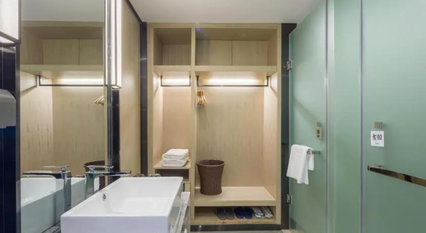 Bed in Echarm Hotel Changsha Xiangya Fushan