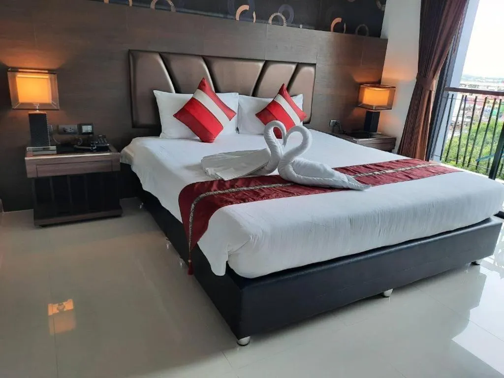Bed in Constancy Jomtien Pattaya Hotel