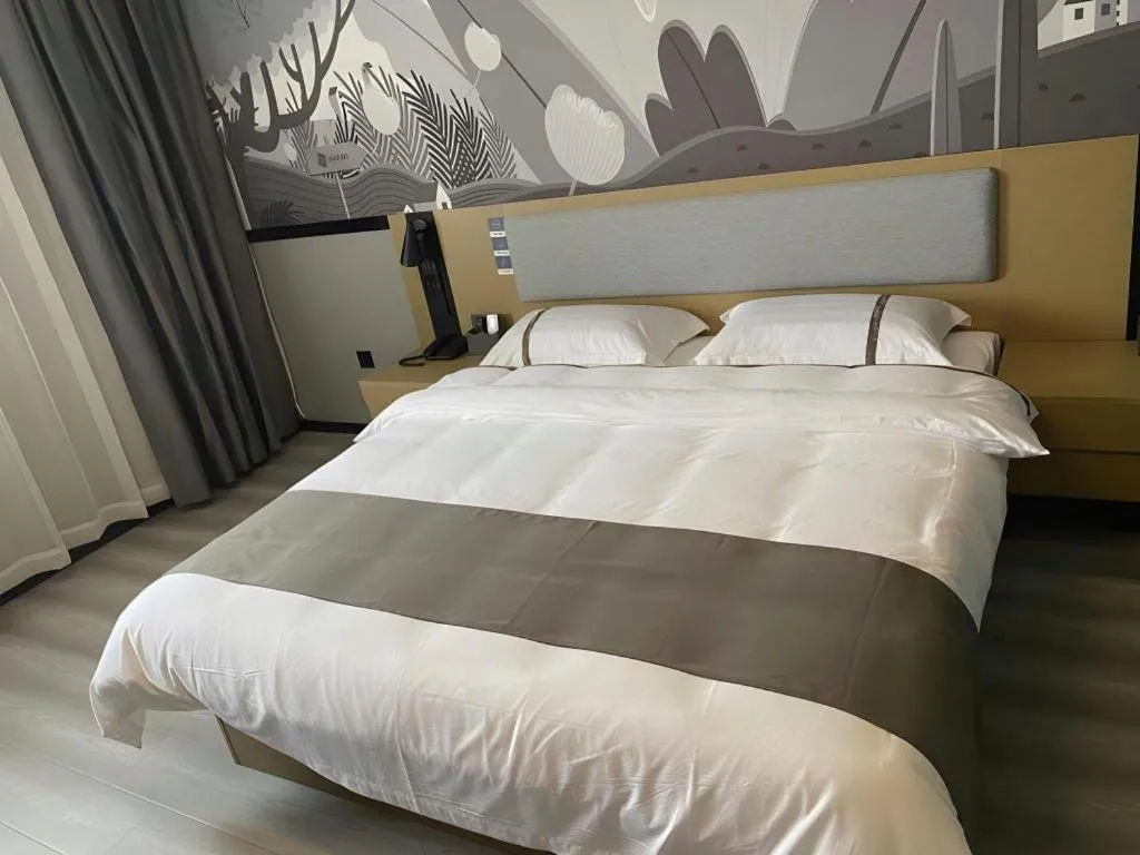 Bed in Thank Inn Hotel Anqing Guangcai Big Market Passenger Center