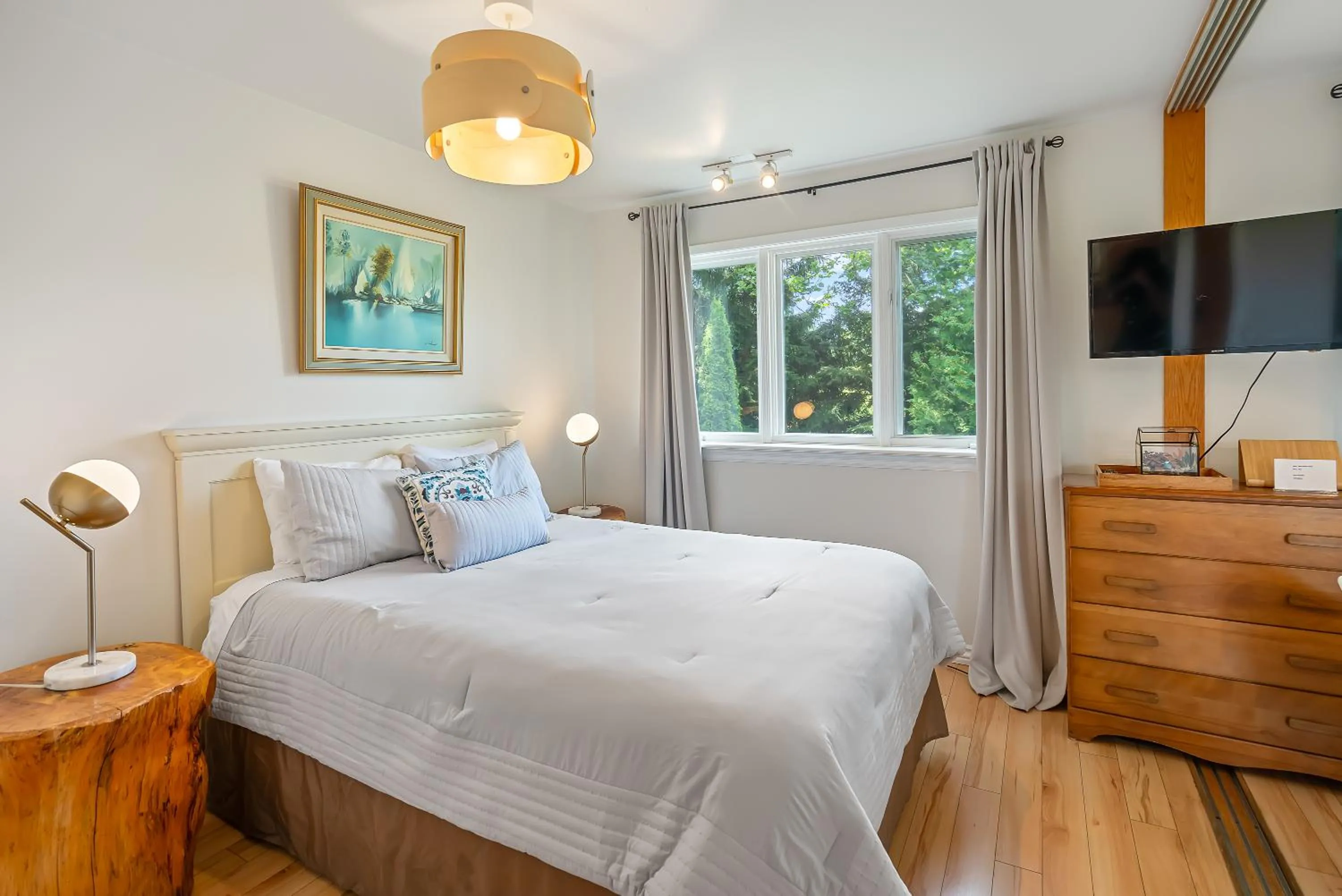 Bed in Vineyard Villa