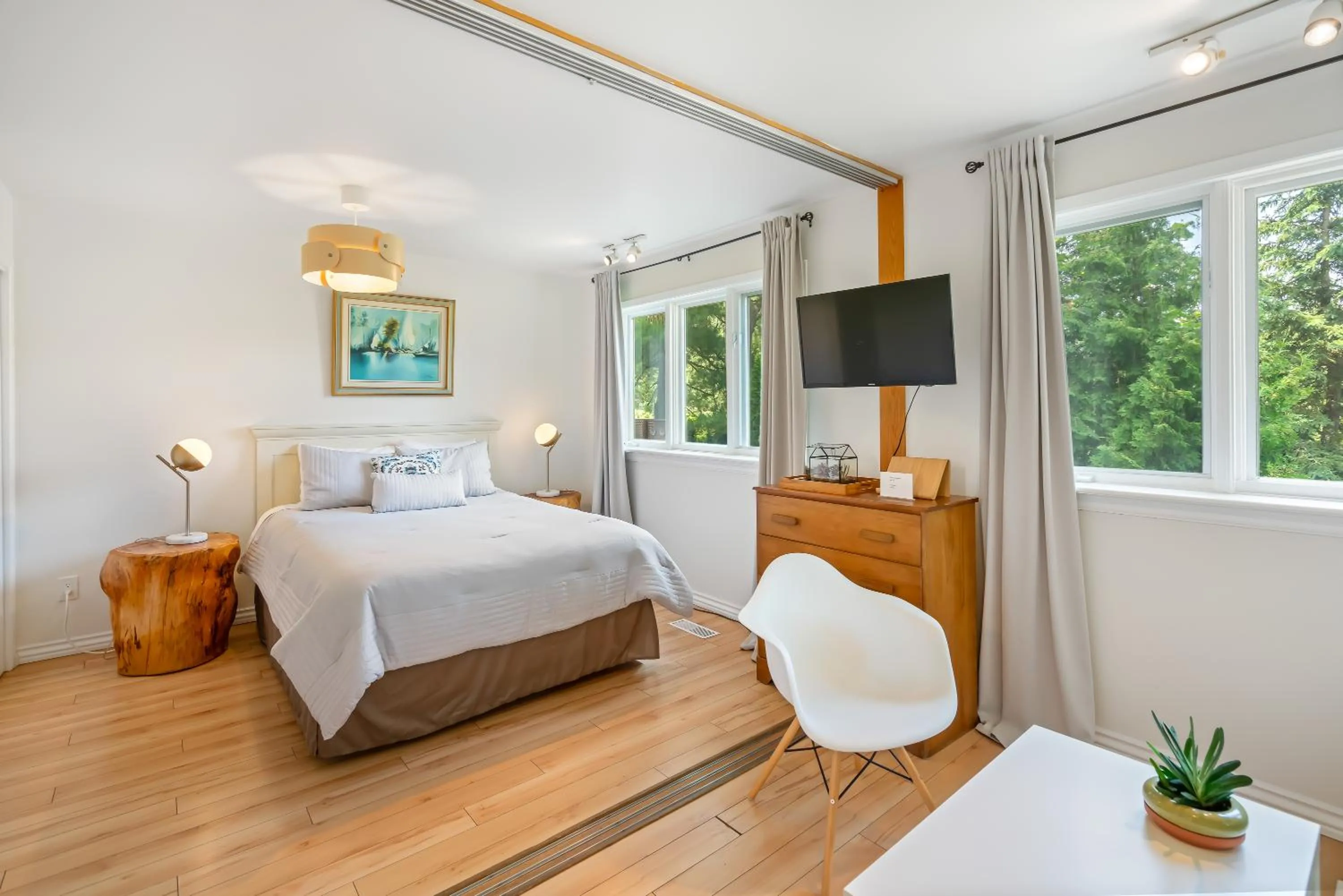 Bed in Vineyard Villa