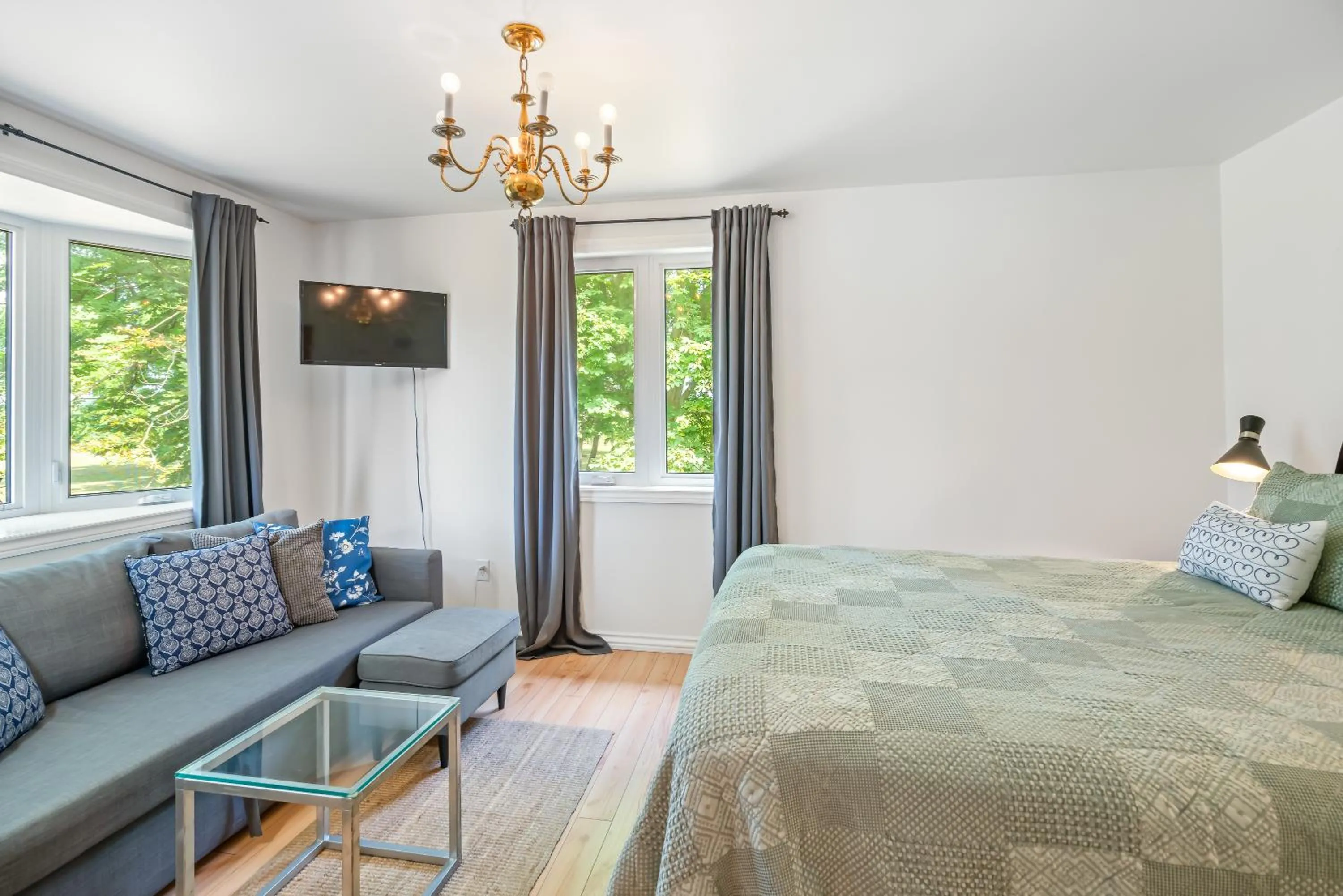 Bed in Vineyard Villa
