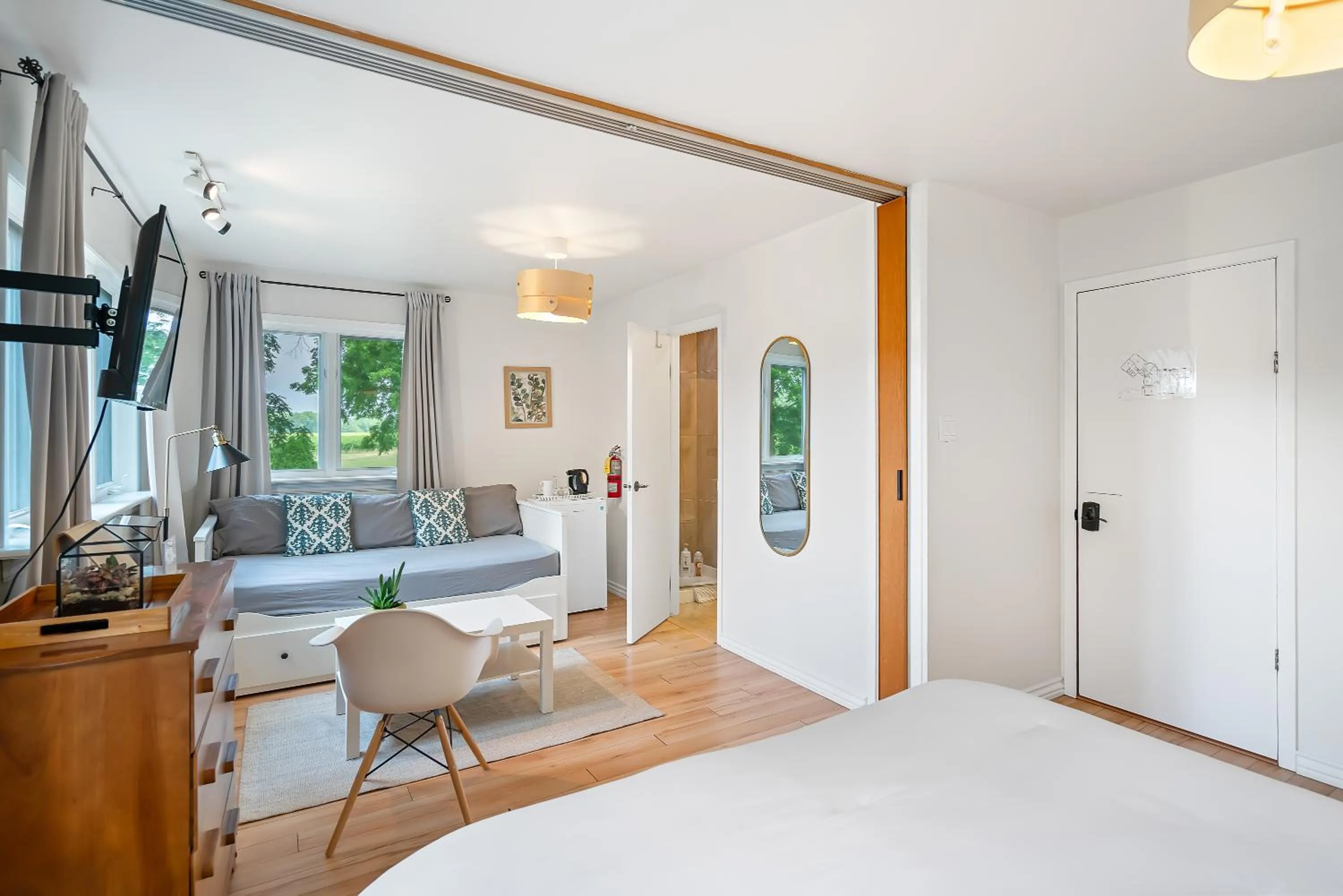 Bed in Vineyard Villa