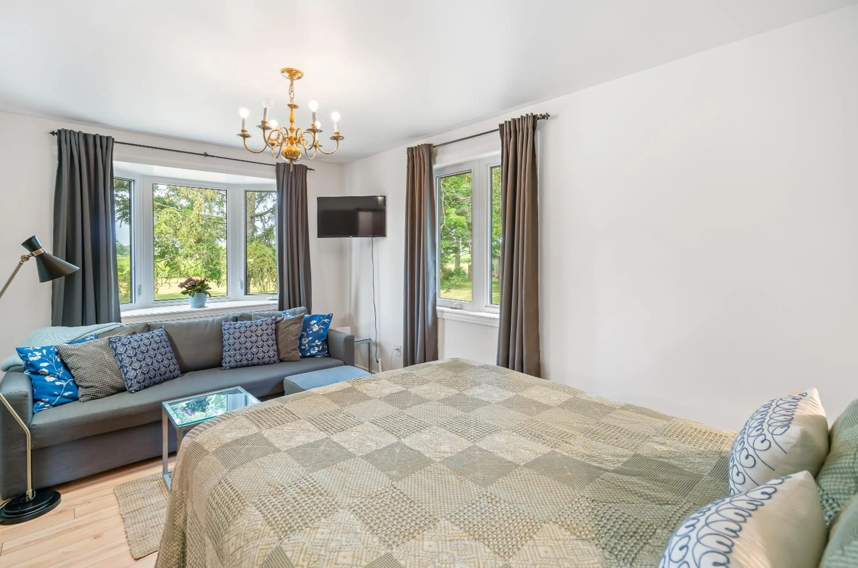 Bed in Vineyard Villa