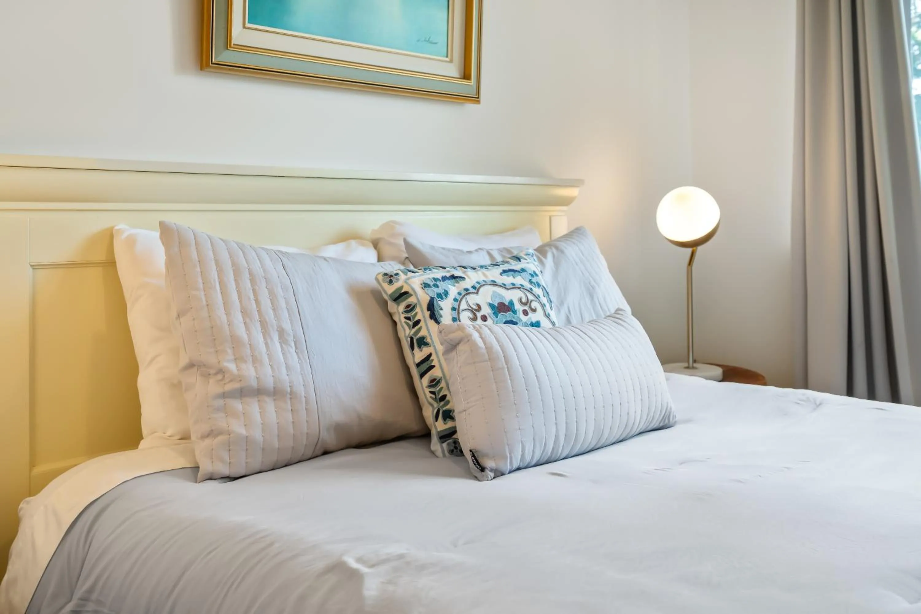 Bed in Vineyard Villa