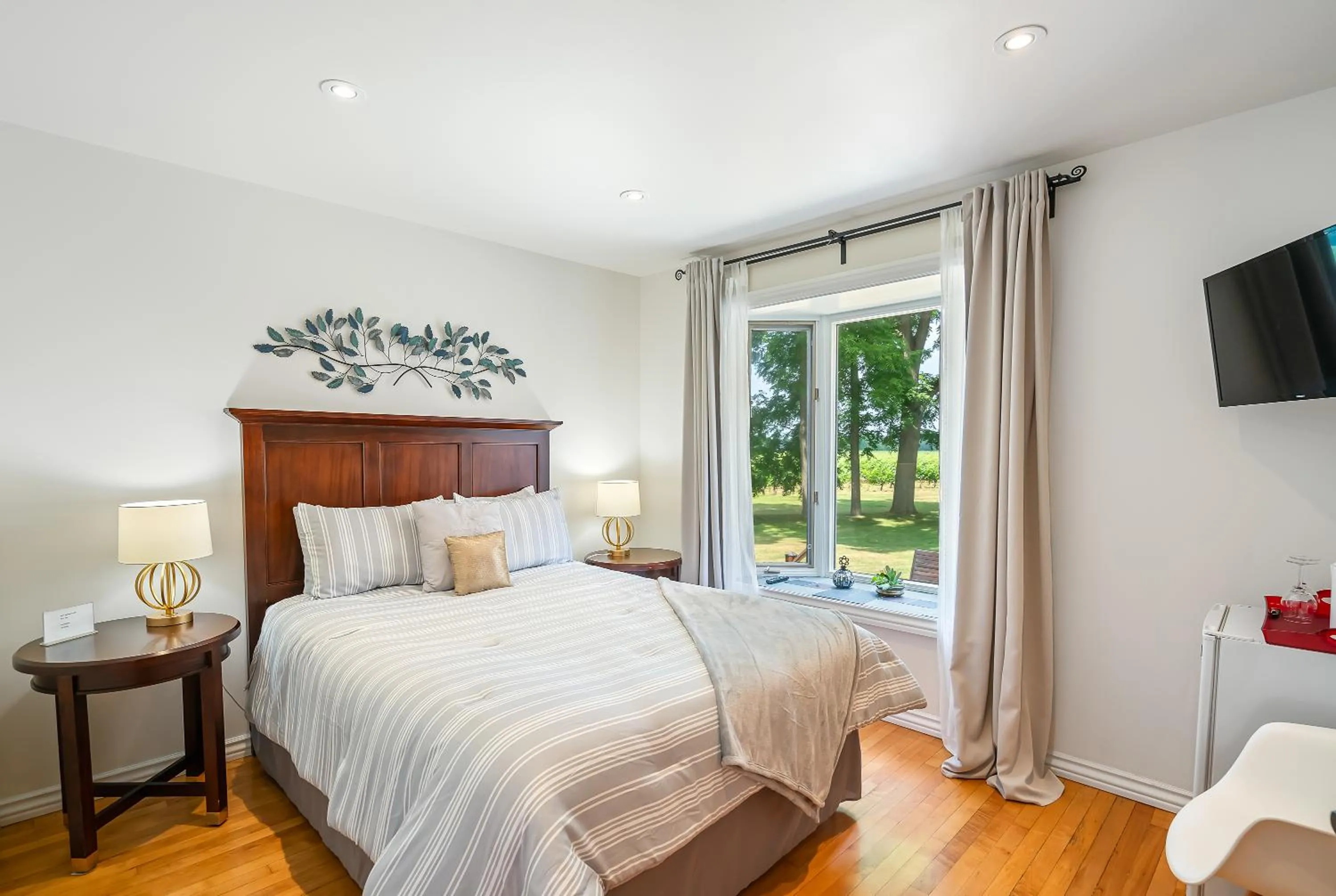 Bed in Vineyard Villa