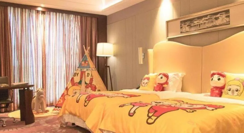 Bed in Bairun Zhenjiang International Hotel