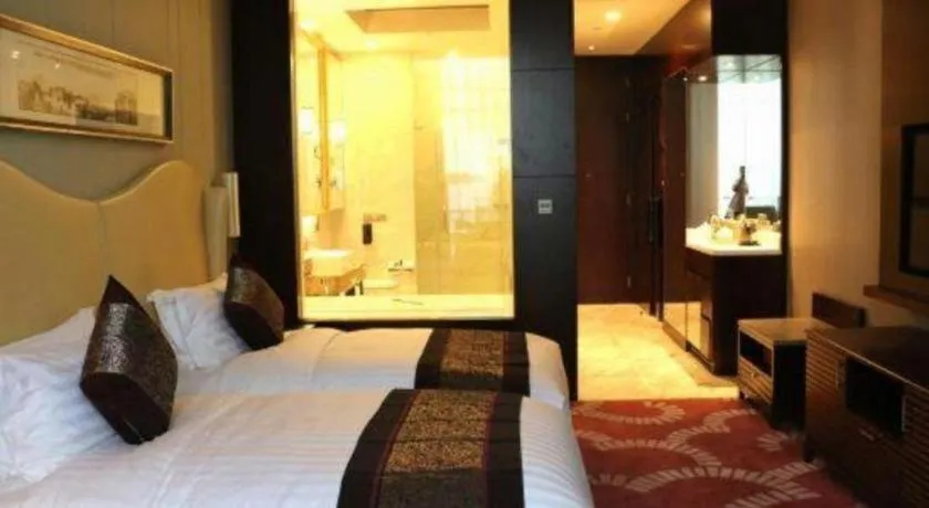 Bed in Bairun Zhenjiang International Hotel