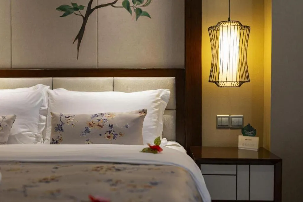 Bed in Xingtai Yuehai Hotel