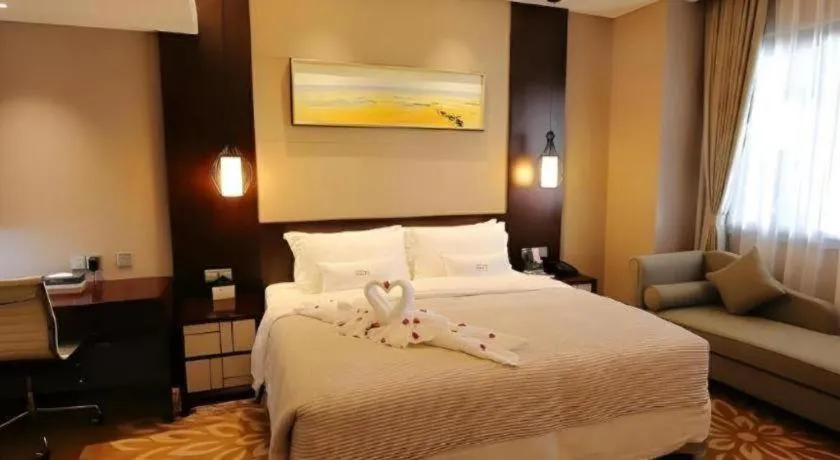 Bed in Xingtai Yuehai Hotel