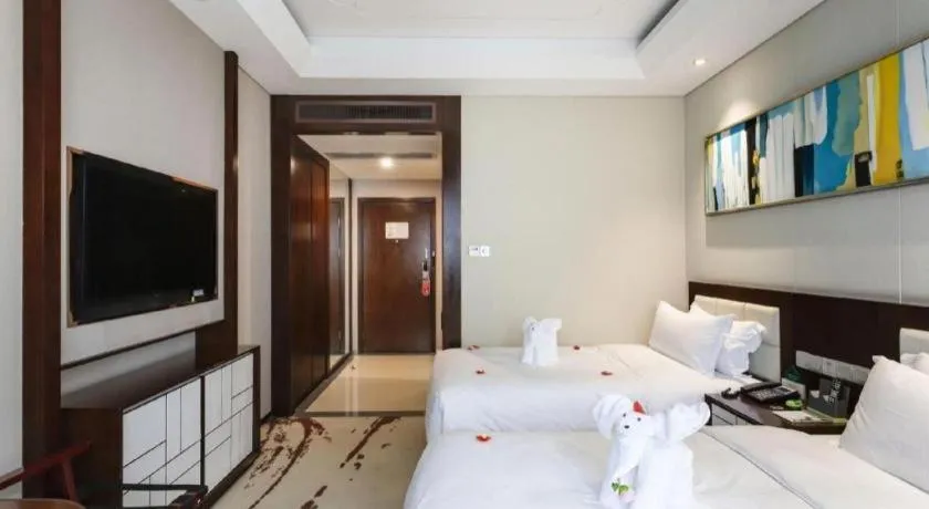 Bed in Xingtai Yuehai Hotel