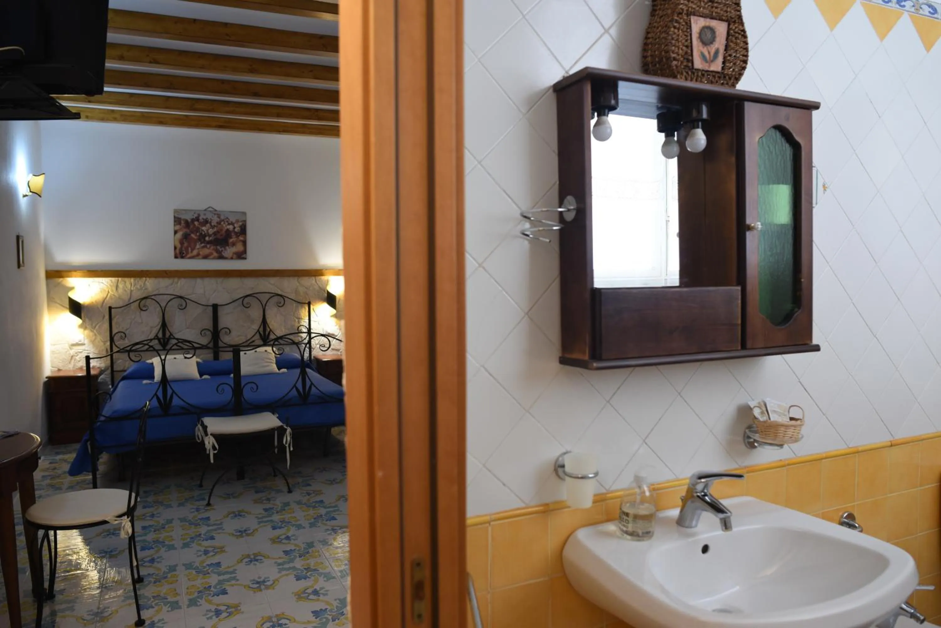 Bed in B&B Antico Palmento