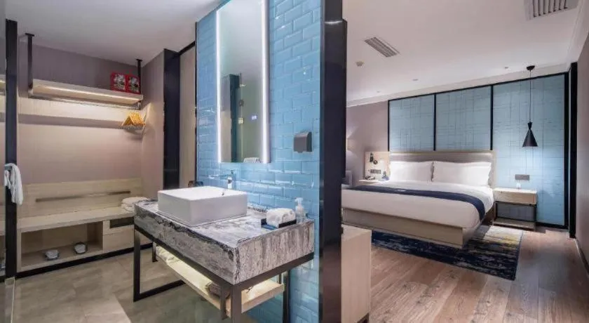 Bed in Echarm Hotel Nanning Wuming