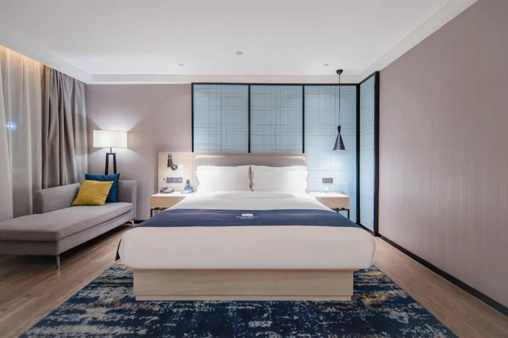 Bed in Echarm Hotel Nanning Wuming