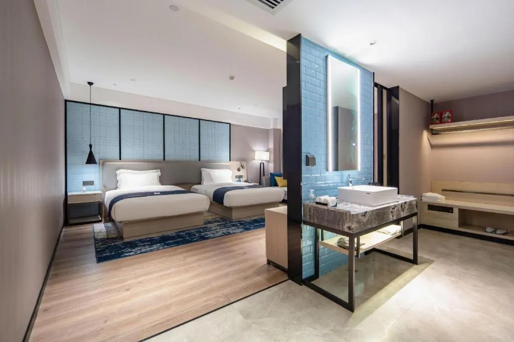 Bed in Echarm Hotel Nanning Wuming