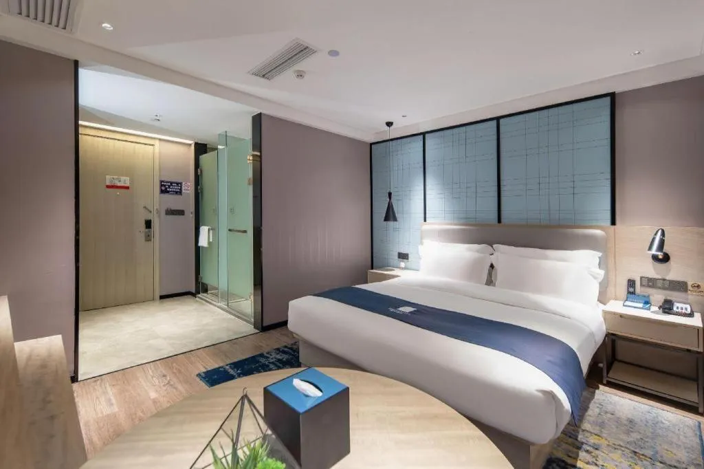 Bed in Echarm Hotel Nanning Wuming