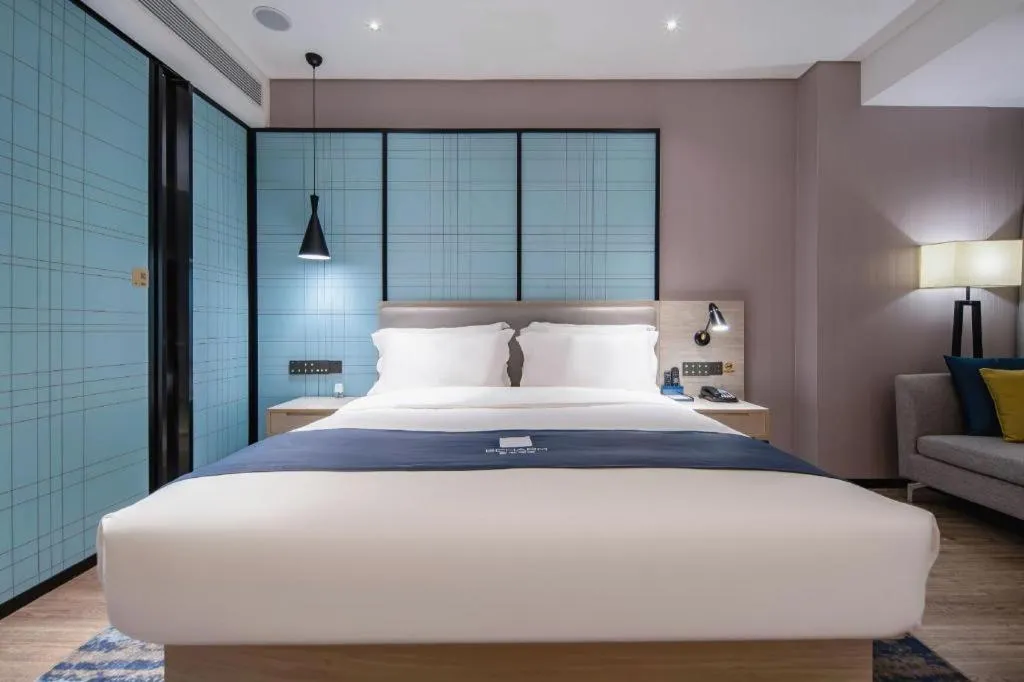 Bed in Echarm Hotel Nanning Wuming