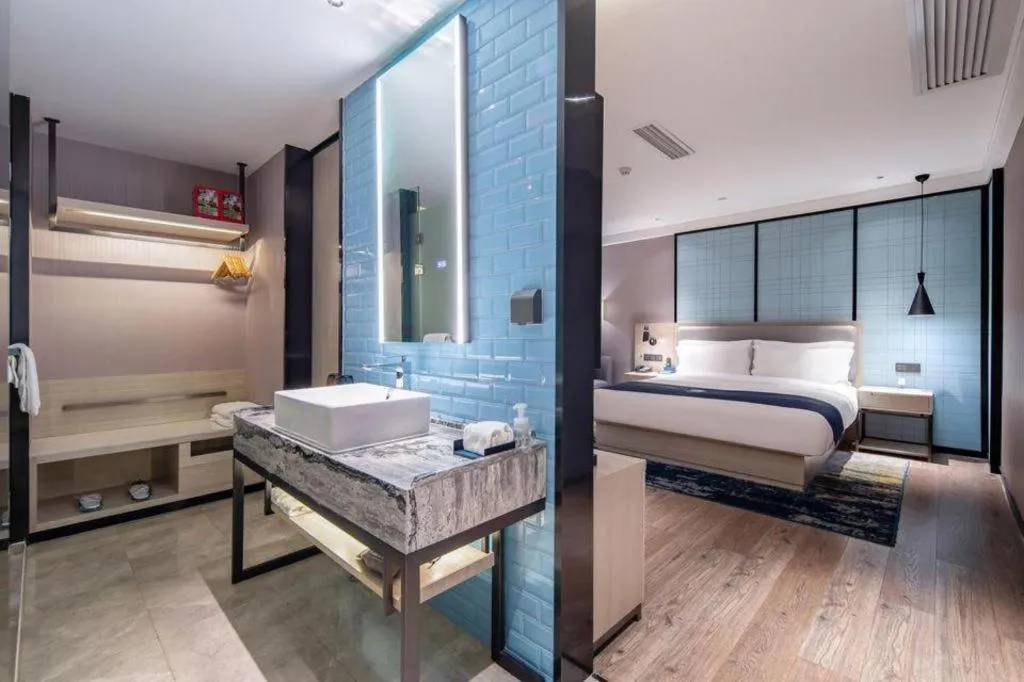 Bed in Echarm Hotel Nanning Wuming