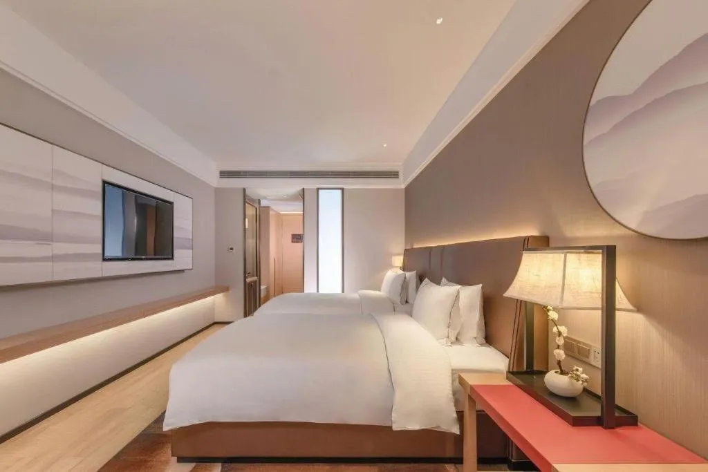 Bed in Echeng Hotel Nanning Huqiu Metro Station