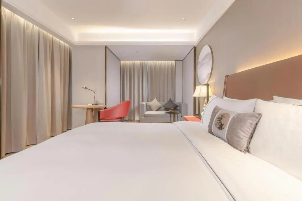 Bed in Echeng Hotel Nanning Huqiu Metro Station